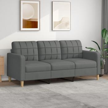 B-Ware Sofa Dunkelgrau 3-Sitzer 180 cm