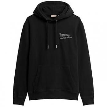 Superdry Core Logo City Loose Hoodie - Black, Male, 2XL