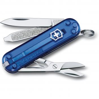VICTORINOX Classic SD T2 Messer Blau Transparent