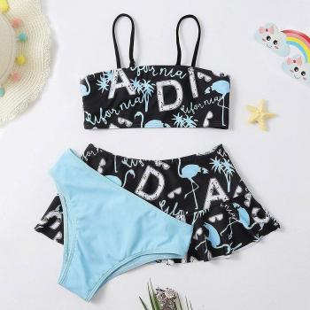 Tríptico de Playa: Falda + Top Flamenco
