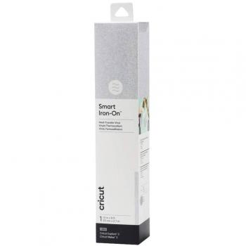 Cricut Smart Iron-On Glitter - Hitzebeständige Vinylrolle - Silber - Monochromatisch - Glitter - 330 mm - 2700 mm (2008677)