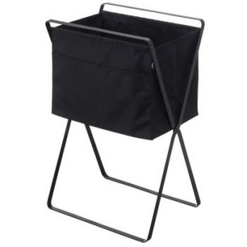 Yamazaki 5662 Compact Folding Laundry Basket – Black