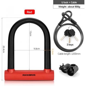 ROCKBROS Anti-Theft U Lock