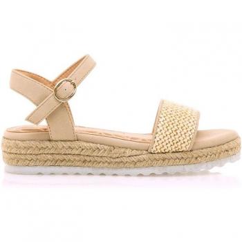 MTNG sandalias niña pad beige