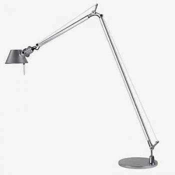 Lampe de lecture LED Tolomeo, aluminium poli et anodisé - 3.000 K