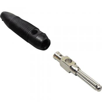 TRU COMPONENTS Straight Banana Plug 4mm Black