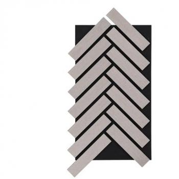 Panneau Sonore Décoratif Chêne Gris 80x40 cm