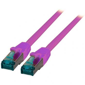EFB-ELEKTRONIK 0.15m RJ45 Cat.6a S/FTP Violet Cable