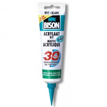Bison acrylaatkit snel 30 min. 150 ml wit