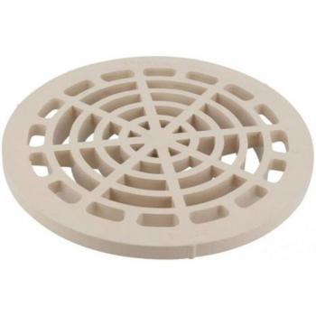 Grille de siphon de cour NICOLL 185 mm coloris sable