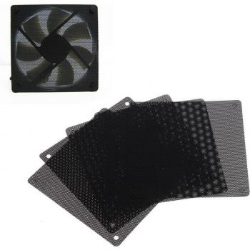 5Pc PVC Mesh Computer Fan Dust Filter Set