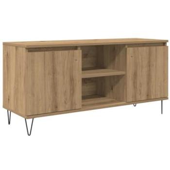 Cabinet TV Chêne Artisanat 104×35×50 cm – Bois Composite