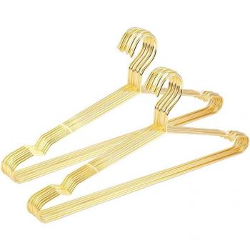 15Pcs Heavy Duty Gold Metal Suit Hangers