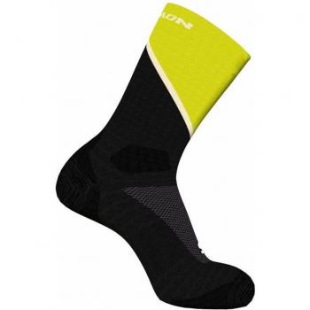 Salomon Pulse Crew Calcetines Running Negro (M)