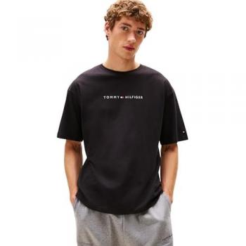 T-shirt Tommy Hilfiger relax fit nero UM0UM03685
