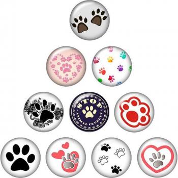 Ensemble de cabochons photo ronds 10 pièces 12mm/18mm/20mm/25mm