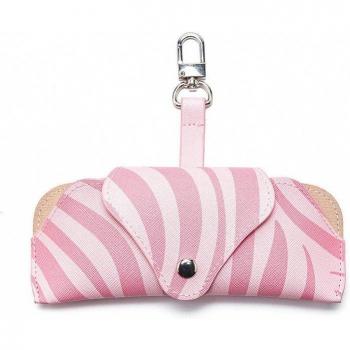 Étui portable pour lunettes de soleil zèbre