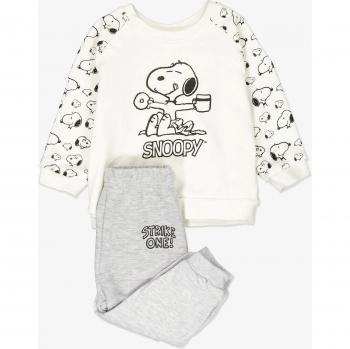 Survêtement Snoopy bébé blanc 9M