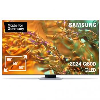 Samsung GQ85Q80DAT QLED-Fernseher (214 cm/85 Zoll, 4K Ultra HD, Smart-TV, Neural Quantum 4K AI Gen2 Prozessor, bis zu 120Hz)