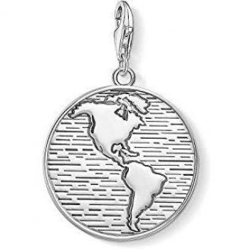 Thomas Sabo Sterling Silver Charm Club Globe Charm