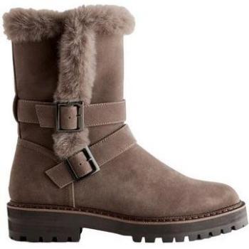Bottes Marron Mink à Double Boucle pour Femme