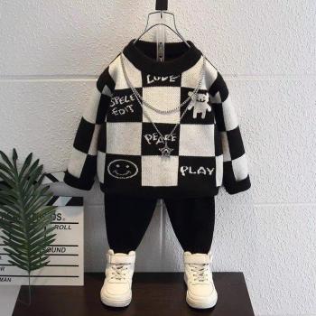 Kids Embroidery Cartoon Sweater - Autumn Winter 2-10T