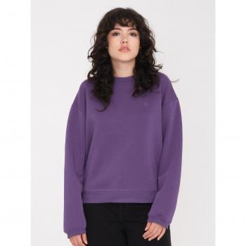 Volcom Stone Heart Up Women's Sweatshirt - Deep Purple