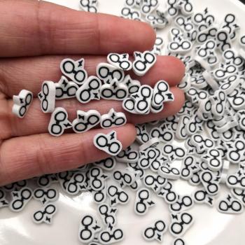 Cool Glassed Polymer Clay Slices - 100g Lot