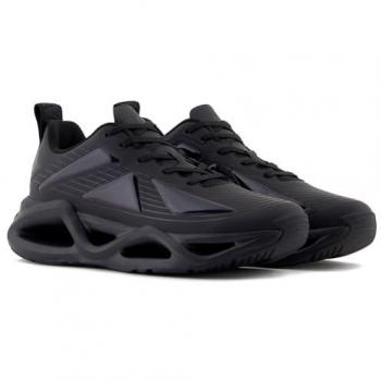 EA7 Baskets Plat Lacets Noir 44