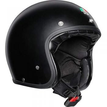 Casco Moto Jet AGV X70 SOLID Nero Opaco