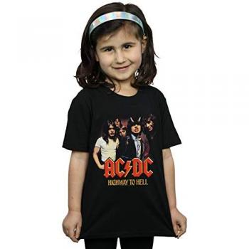 AcDc Highway to Hell Top in cotone per ragazze (3-4 anni)