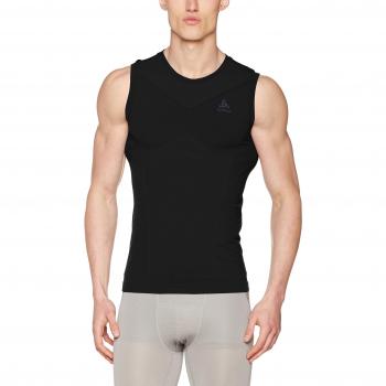 Maillot sans manches Homme Odlo Evolution Light Noir (black/Odlo graphite grey) Taille S