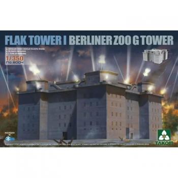 Flak Tower 1 (Berlin Zoo) – 1:350 German Military Plastic Replica