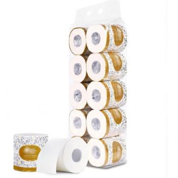10 Rolls Bath Tissue Soft 3-Ply White