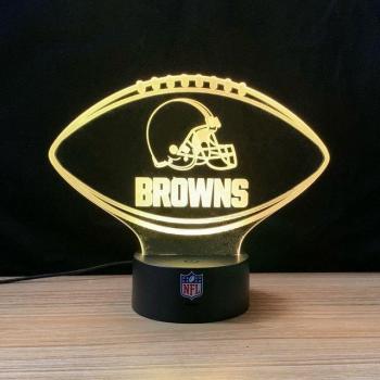 Cleveland Browns Glow Football Lamp