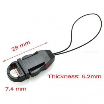 Pack de 100 hebillas para cordones - accesorio para titular de tarjeta ID