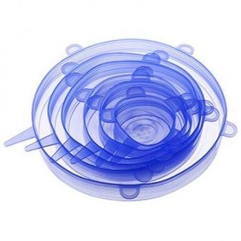 Reusable Silicone Food Covers - 6 Pack
