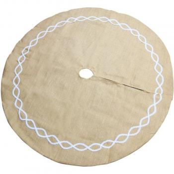 Tapis Décoratif Noël 120 cm – Couverture Fête