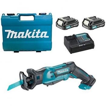 Scie égoine Makita CXT 10,8 V avec deux batteries de 2 Ah