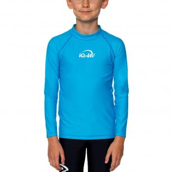 Camiseta de protección UV iQ UV 300 Youngster de mangas largas, Turquesa