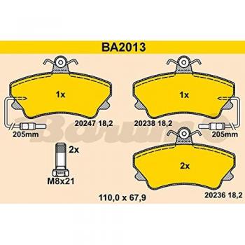 GripGuard Disc Brakeset BA2013