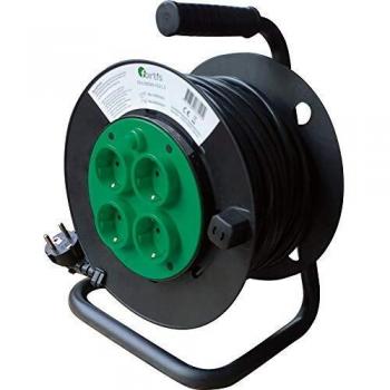 FORTIS Kunststoff-Kabeltrommel mit 25m H05VV-F3G1,5