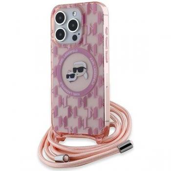 Karl & Choupette MagSafe Crossbody Case for iPhone 15 Pro Max (6.7) – KLHMP15XHCKCKLCP Pink Version