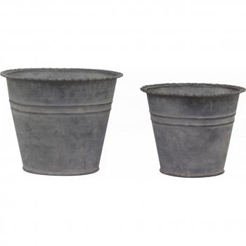 Cache-Pots Vintage Élégants – Pack de 2