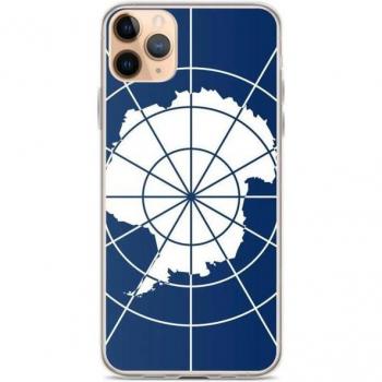 IPhone 11 Pro Max Antarctic Flag Flexible Clear Plastic Case – Multi‑Color
