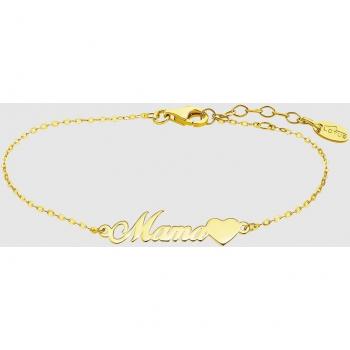 Corazón de Maternidad Lotus en Plata