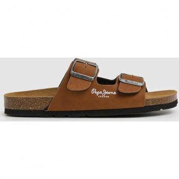 Pepe Jeans - Sandalias de niño con doble cierre de hebilla y plantilla de corcho