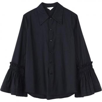 Herbstliche Vintage Bluse mit Volle Hülse