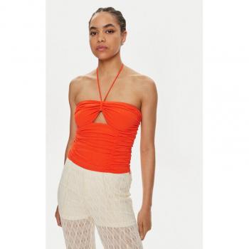 Gestuz Top Alicia 10909080 Arancione Slim Fit