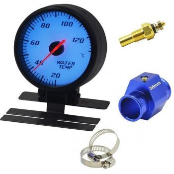 Dragon 60MM Modified Racing Water Temp Gauge 20-140 Celsius Blue Backlight